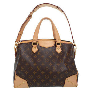 Louis Vuitton Monogram Leather Brown Retiro Bag